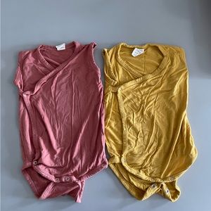 Kate Quinn kimono style bamboo onesies 6-12